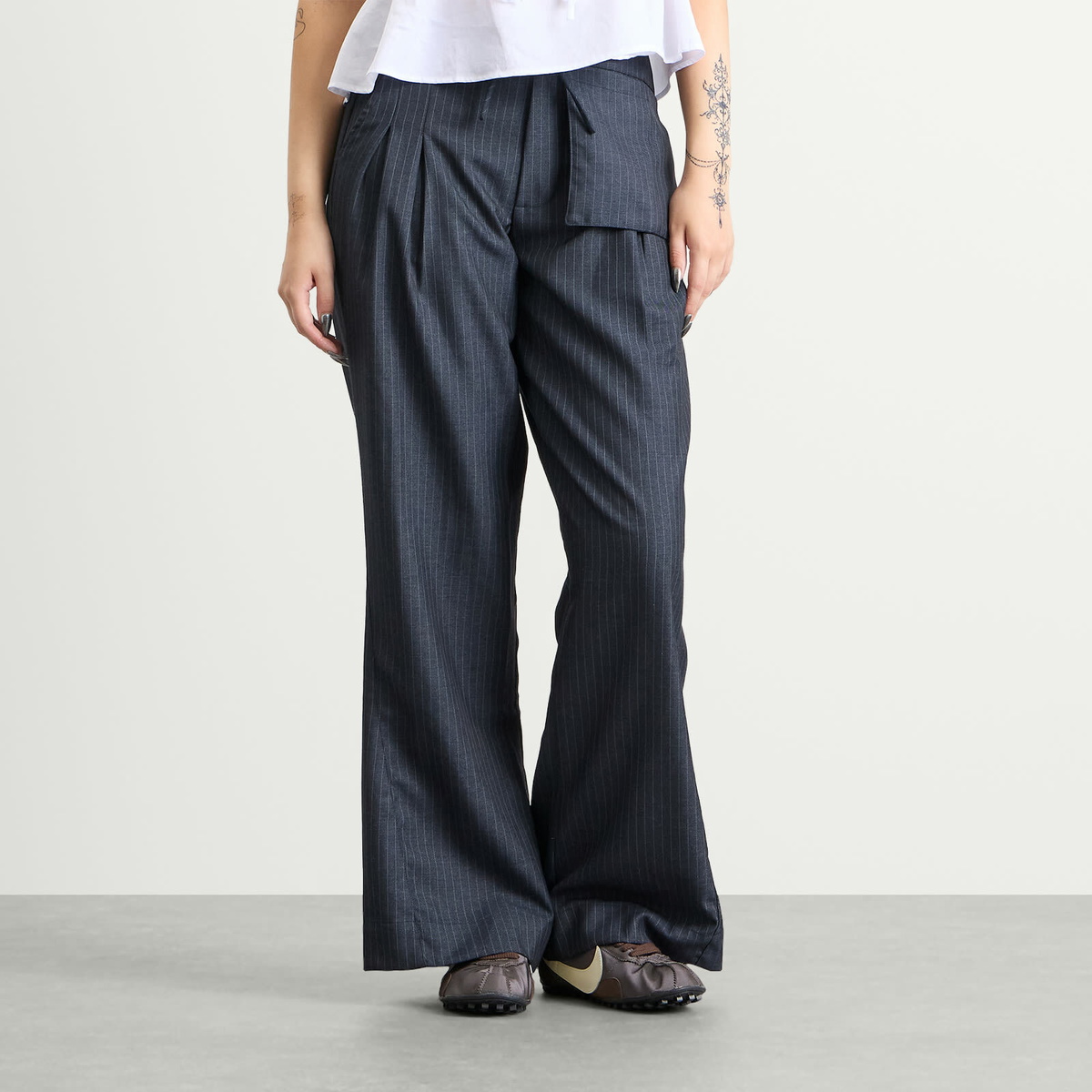 Damson Madder Women's Tatianna Trousers in Navy