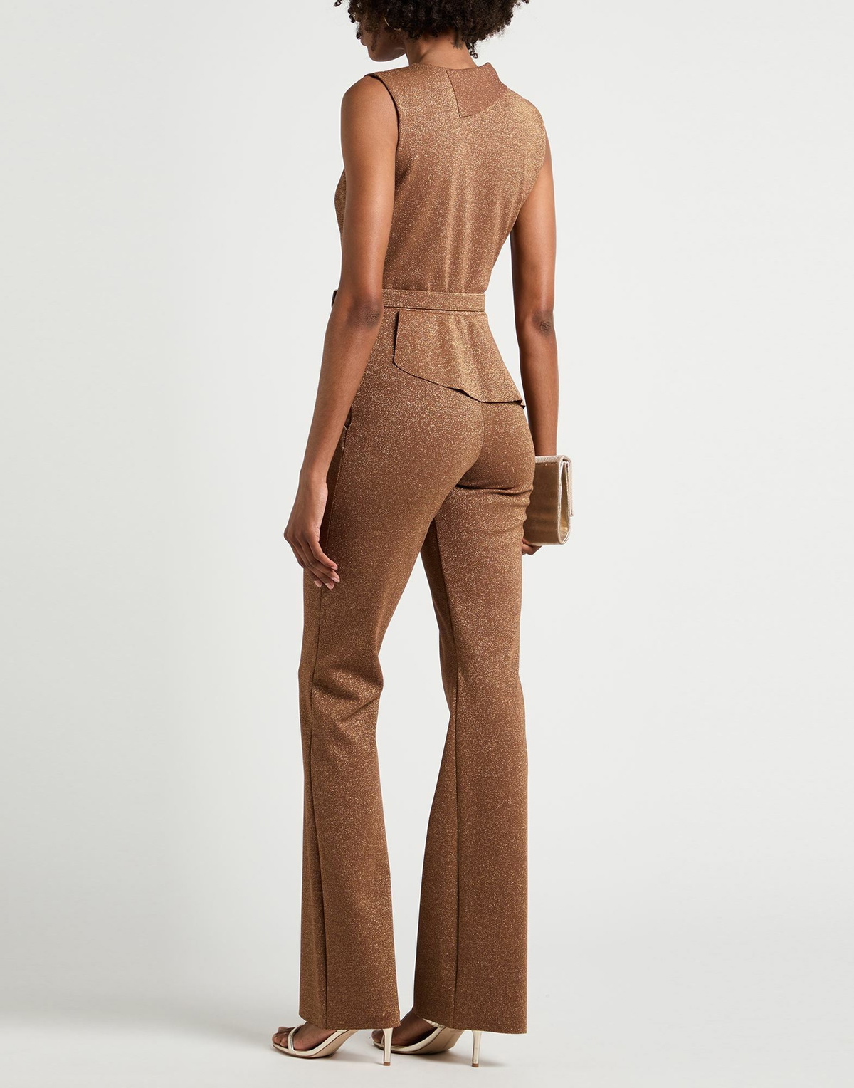 Chiara Boni La Petite Robe Womens Jumpsuit in Brown