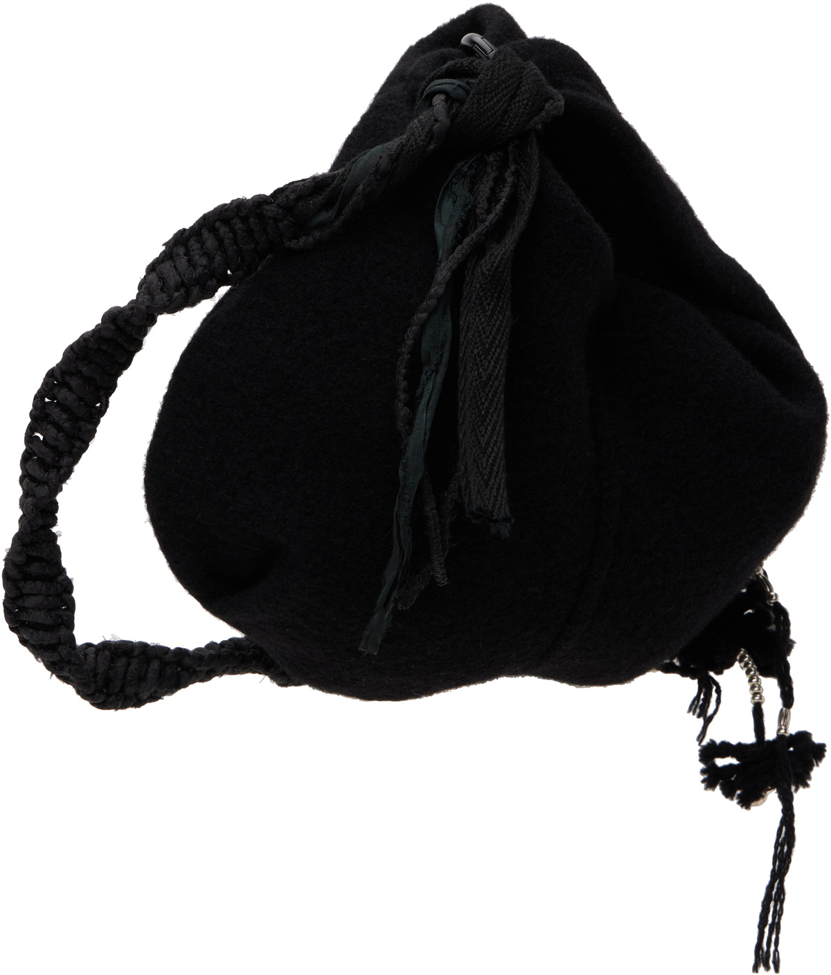 HYEIN SEO Black Tassel Charm Mini Bag