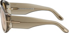 TOM FORD Gray Bronson Sunglasses