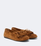 Isabel Marant Fersi fringed suede boat shoes
