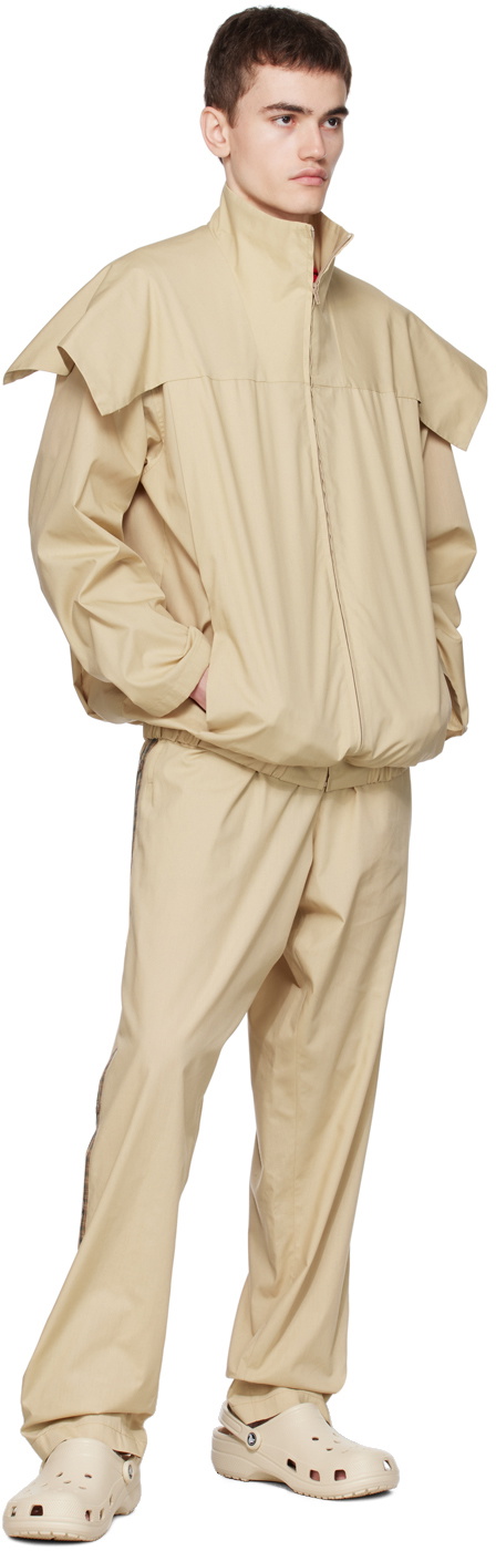 CHLOé NARDIN Beige Buttoned Track Pants