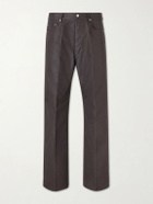Rick Owens - Geth Straight-Leg Organic Cotton-Blend Canvas Trousers - Brown