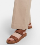 Max Mara - Diana leather flat sandals