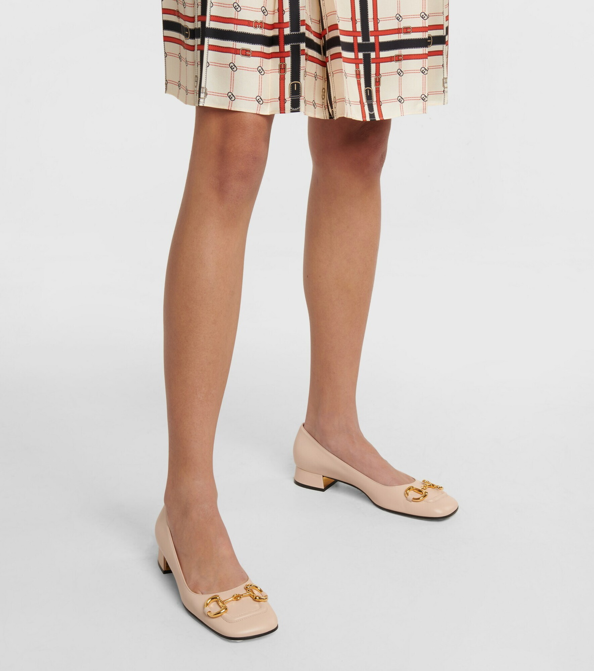 Gucci - Horsebit leather ballet flats