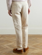 Orlebar Brown - Griffon Tapered Linen Trousers - Neutrals