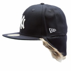New Era New York Yankees 59Fifty Downflap Cap in Black