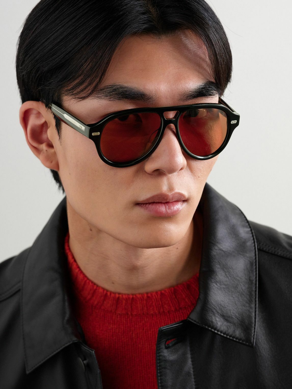 $880 Brunello Cucinelli sunglasses Acetate Aviator Frames Brunello Cucinelli Men main image 3