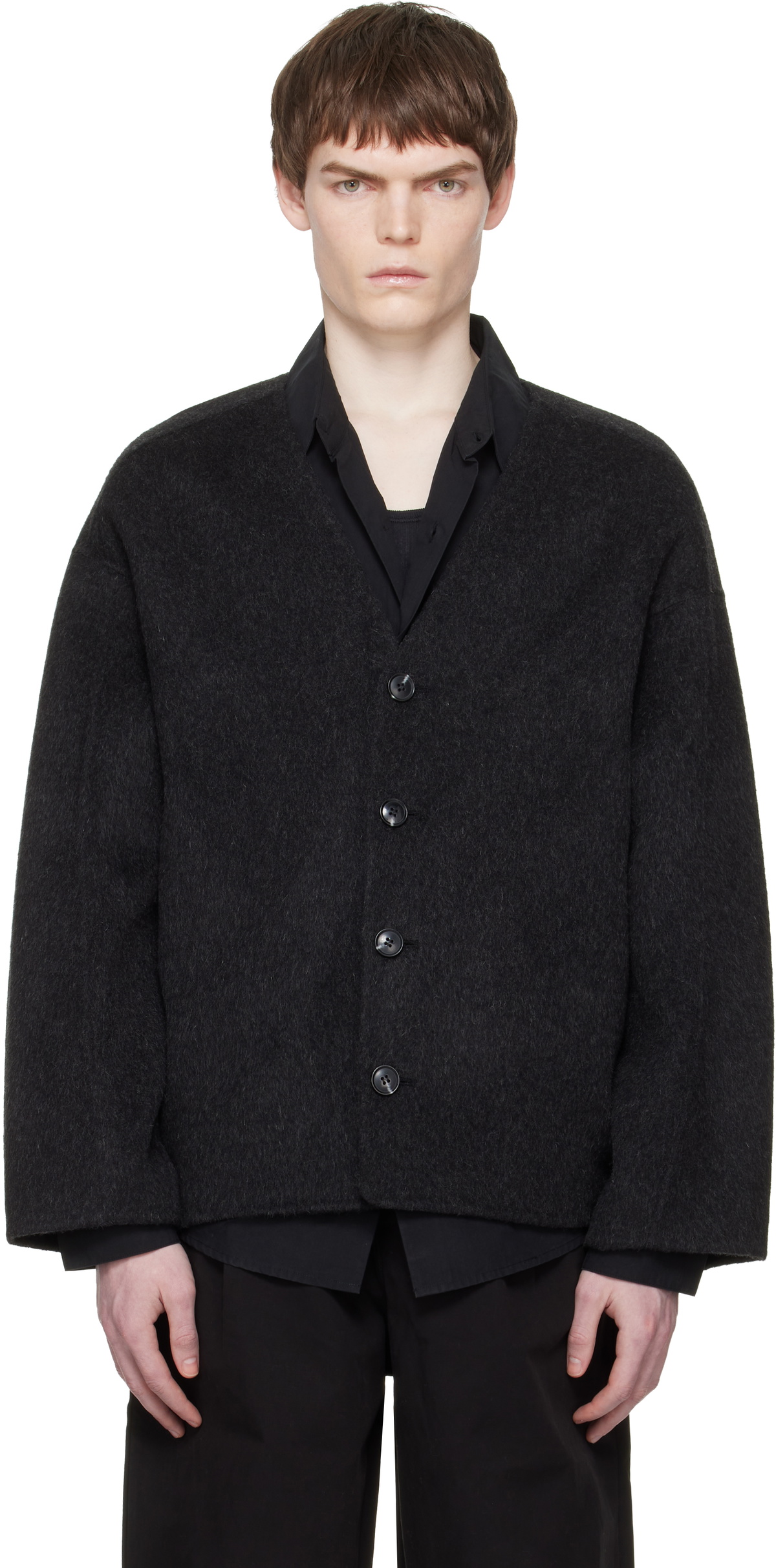 Entire Studios Black Goodman Trench Coat Entire Studios