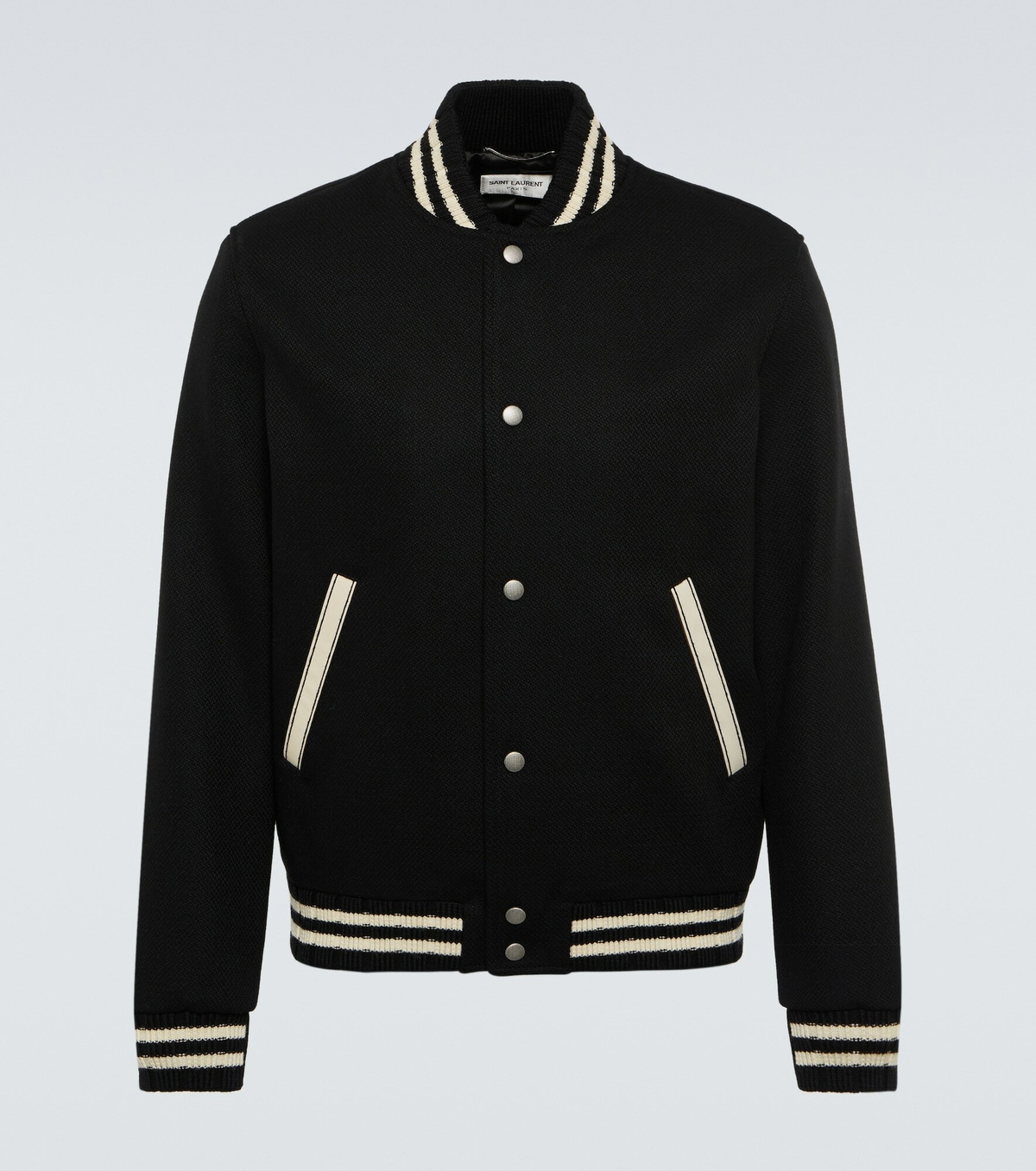 ジャケット Saint Laurent LIGHTWEIGHT WOOL JACKET Saint Laurent - Wool-blend varsity jacket Saint Laurent