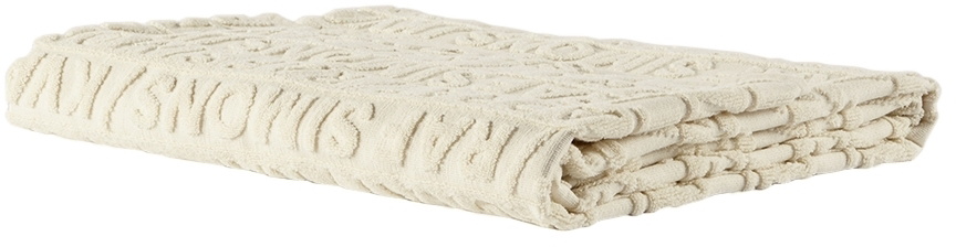 Kvadrat/Raf Simons Off-White Beach Towel