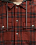 Levis FRANCISCO SHERPA FLANNEL Red Mens Overshirt