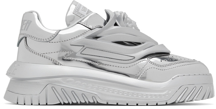 Photo: Versace Silver Odissea Sneakers