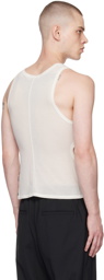 Maiden Name White David Tank Top