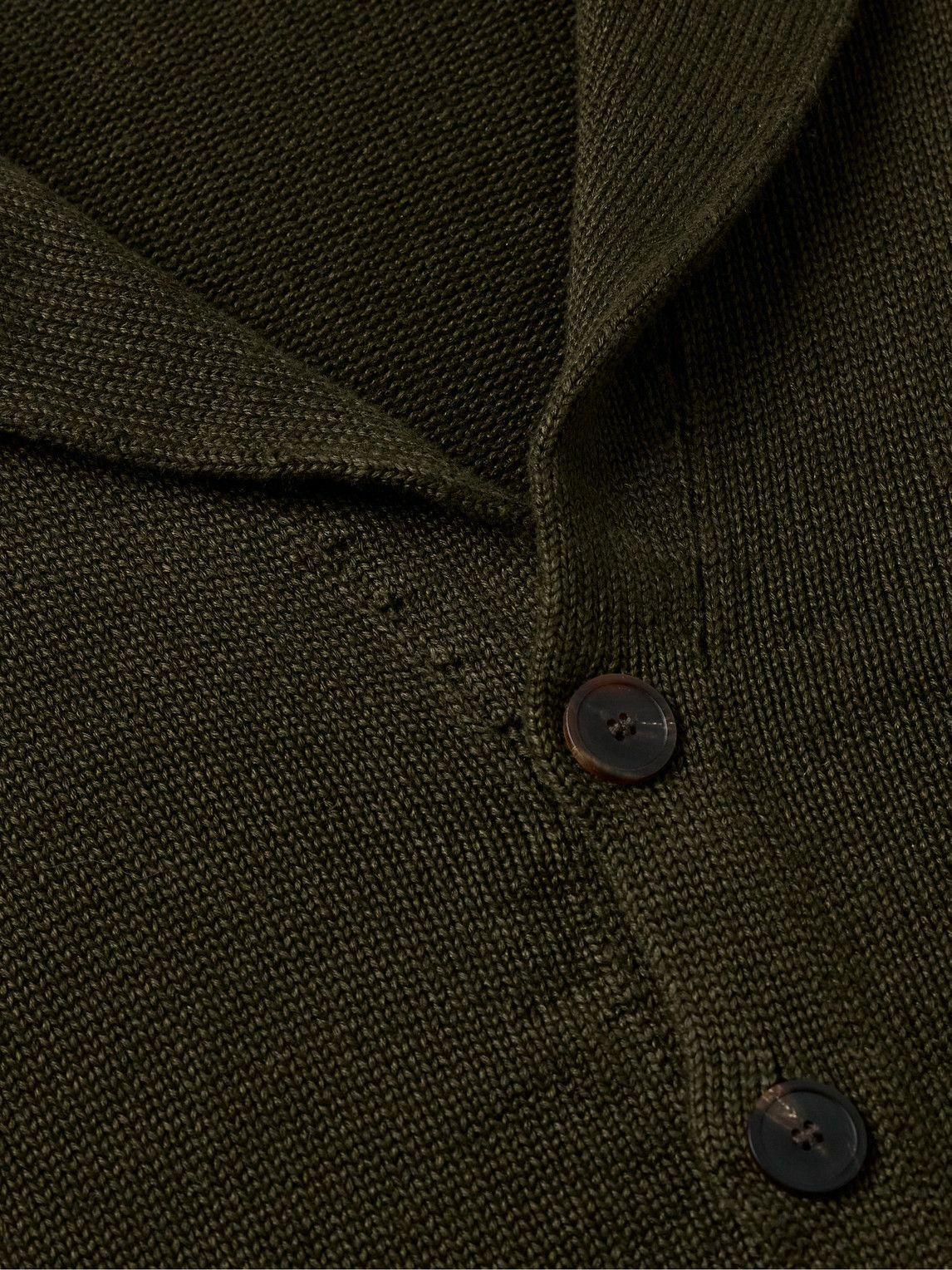 Inis Meáin - Pub Jacket Linen Cardigan - Green