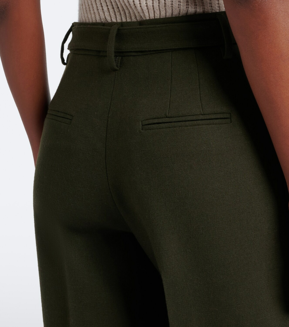 Gabriela Hearst Norman virgin wool wide-leg pants