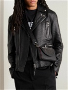 Christian Louboutin - Explorafunk Studded Full-Grain Leather Messenger Bag
