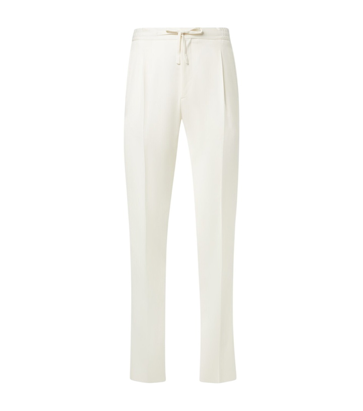 Photo: Lardini Virgin wool tapered pants
