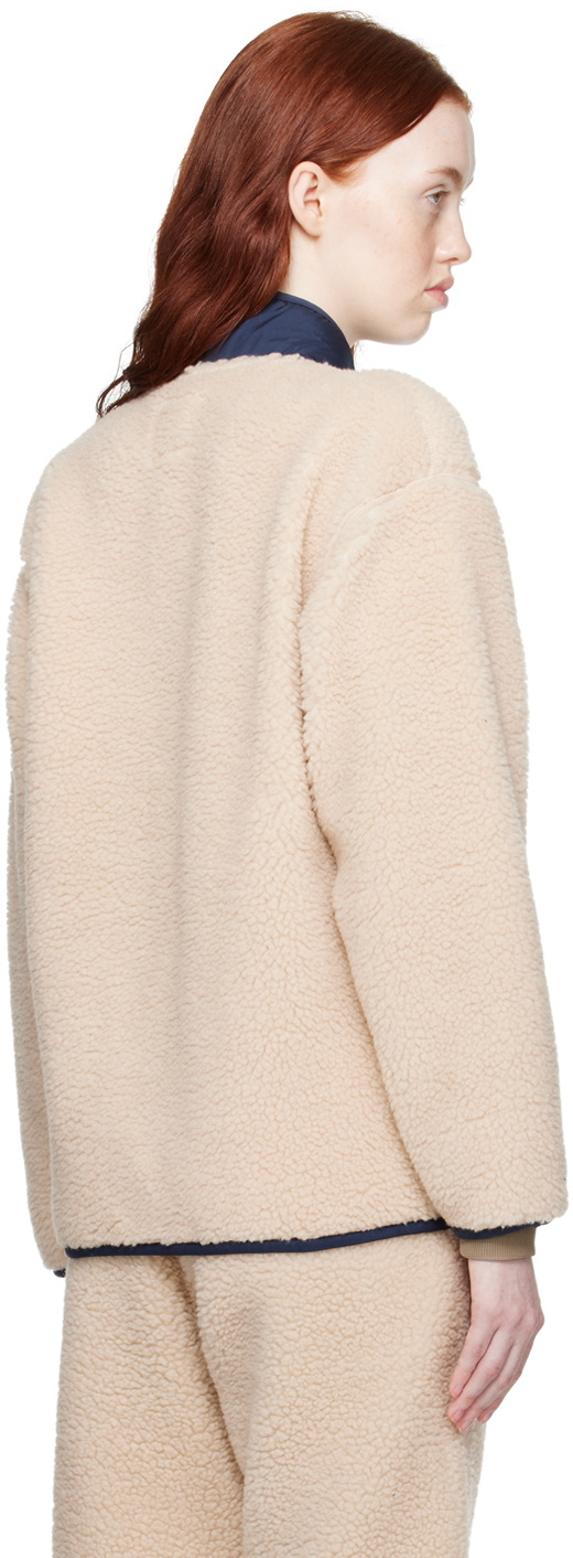 Gramicci Beige Zip Sherpa Jacket