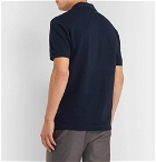 Bottega Veneta - Cotton-Piqué Polo Shirt - Navy