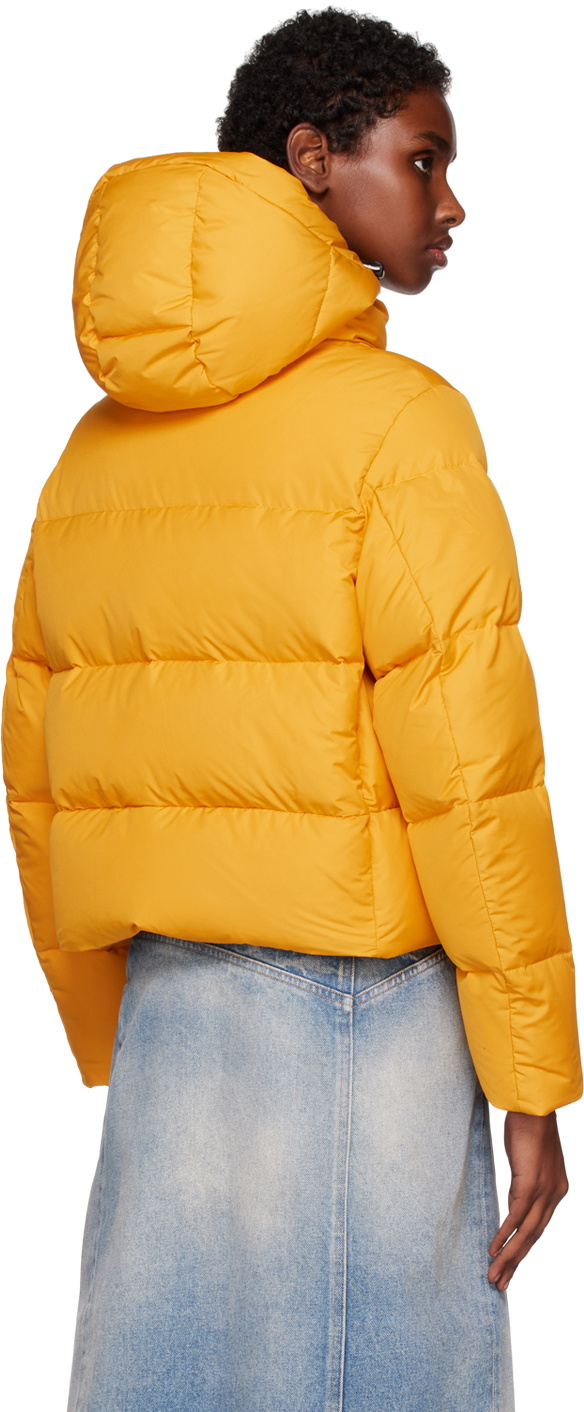 OTTI Yellow Short Cocoon Down Jacket