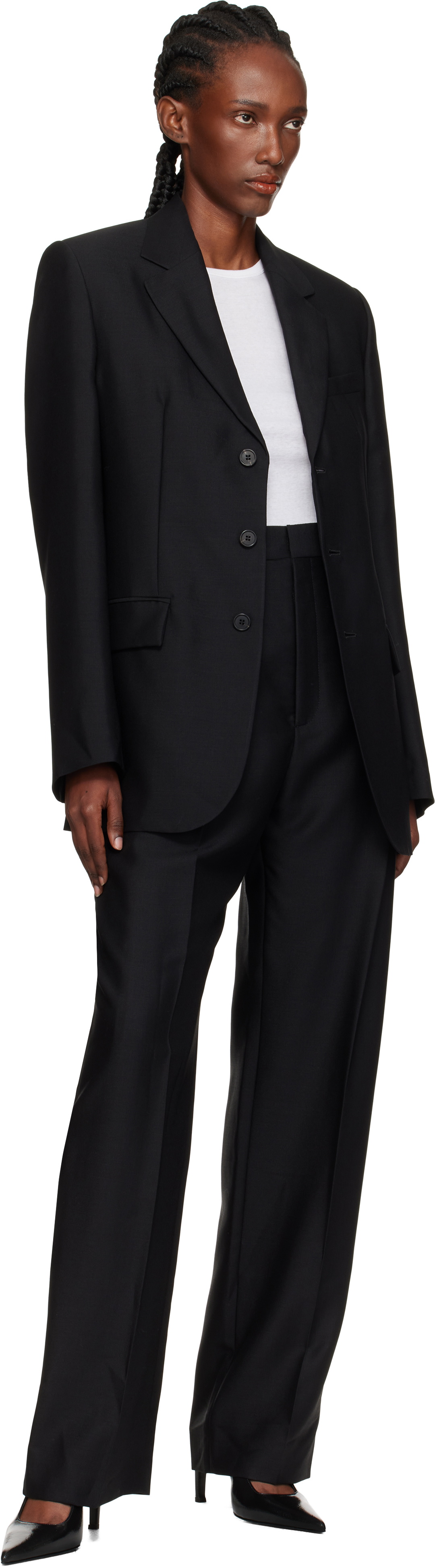 WARDROBE.NYC Black Light Longline Blazer