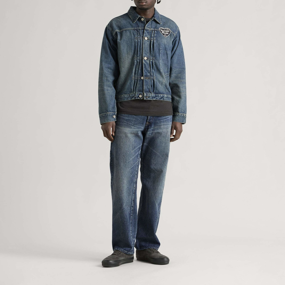 Human Made Men's Straight Denim Work Pants in Indigo