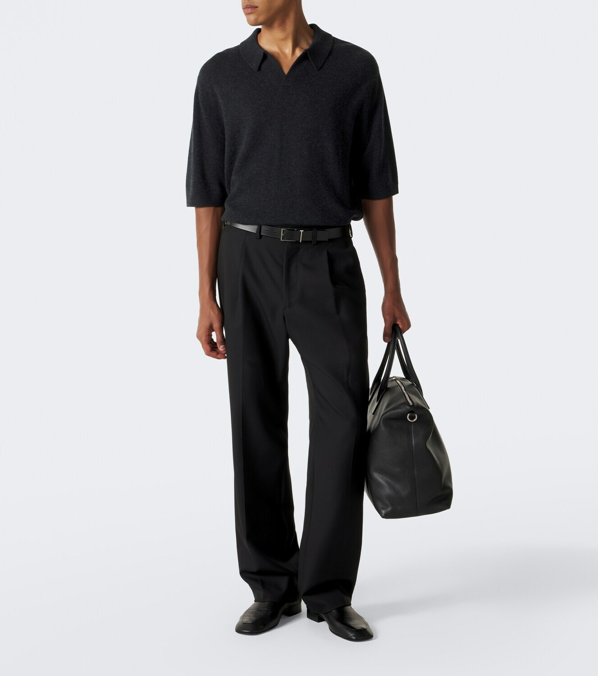 Le Kasha Bale cashmere polo sweater
