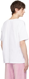 Séfr White Uneven T-Shirt