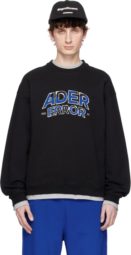 Photo: ADER error Black Edca Product. 45 Sweatshirt