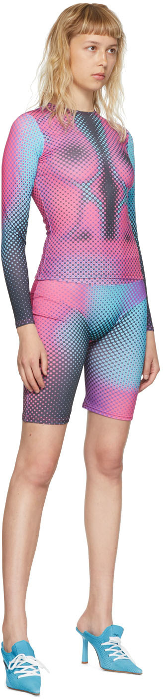 Sinead Gorey Multicolor Polyester Shorts