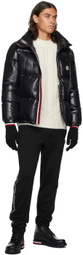 Moncler Black Down Montbeliard Jacket