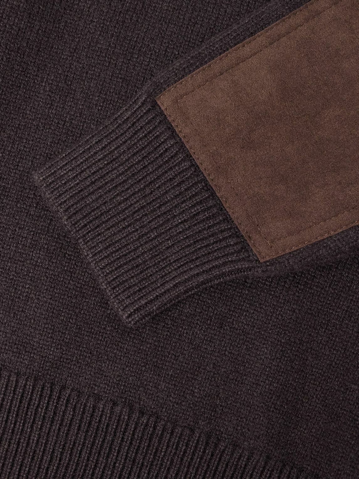 Purdey - Hertford Wool Half-Zip Sweater - Brown