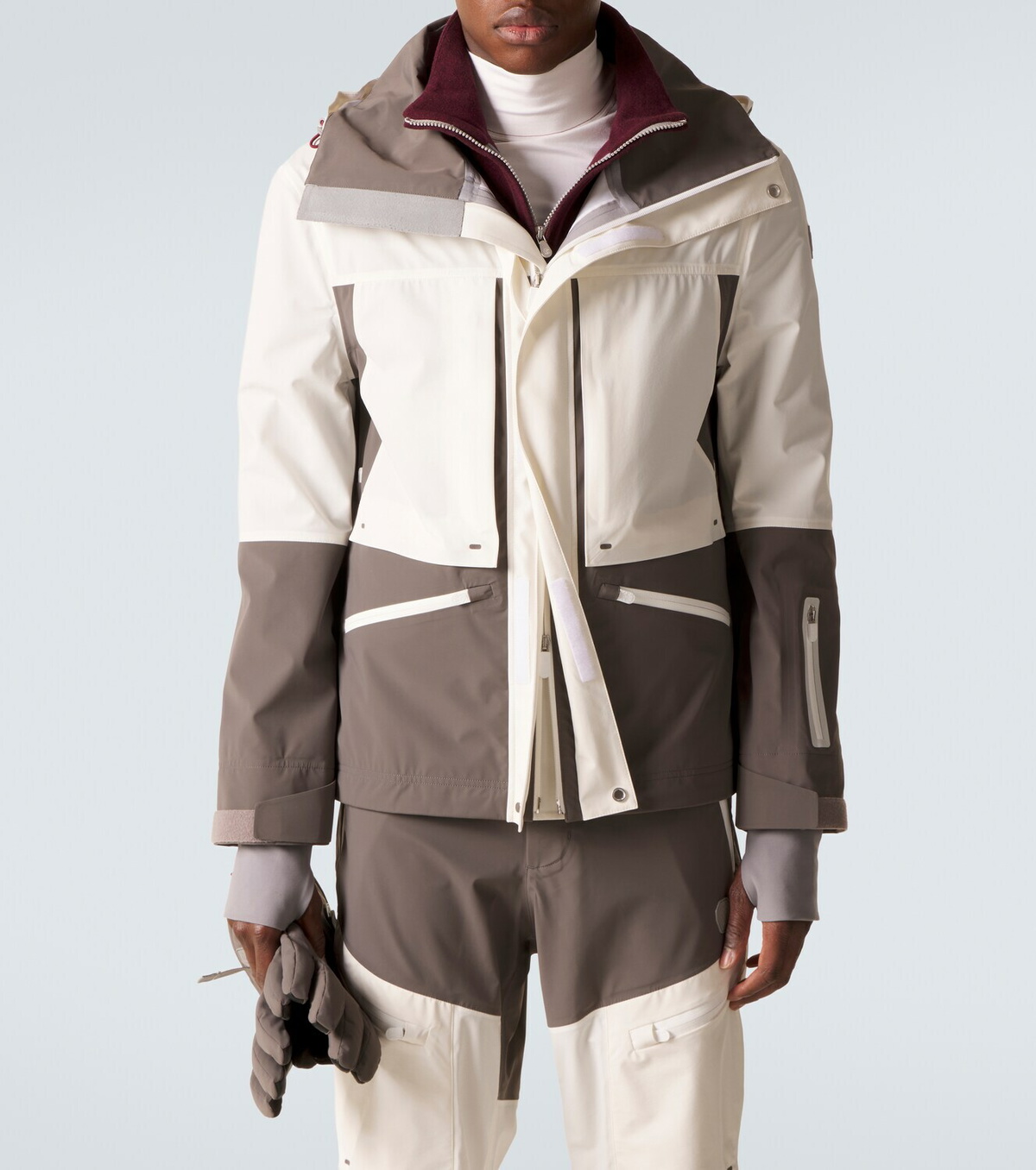 Brunello Cucinelli Hooded ski jacket