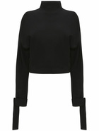 VICTORIA BECKHAM - Ponti Stretch Viscose Top