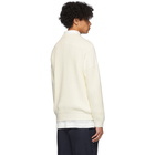 Issey Miyake Men White Low Gauge Sweater