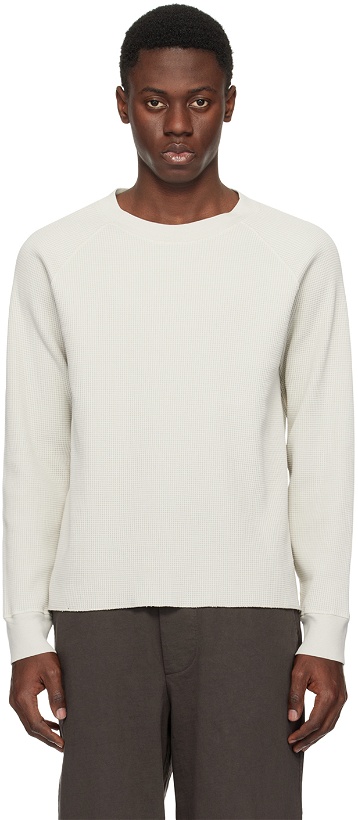 Photo: Lady White Co. Beige Thermal Long Sleeve T-Shirt
