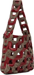 SC103 Red & Brown Links Bag