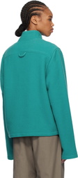 Rier Blue Fleece Sweater