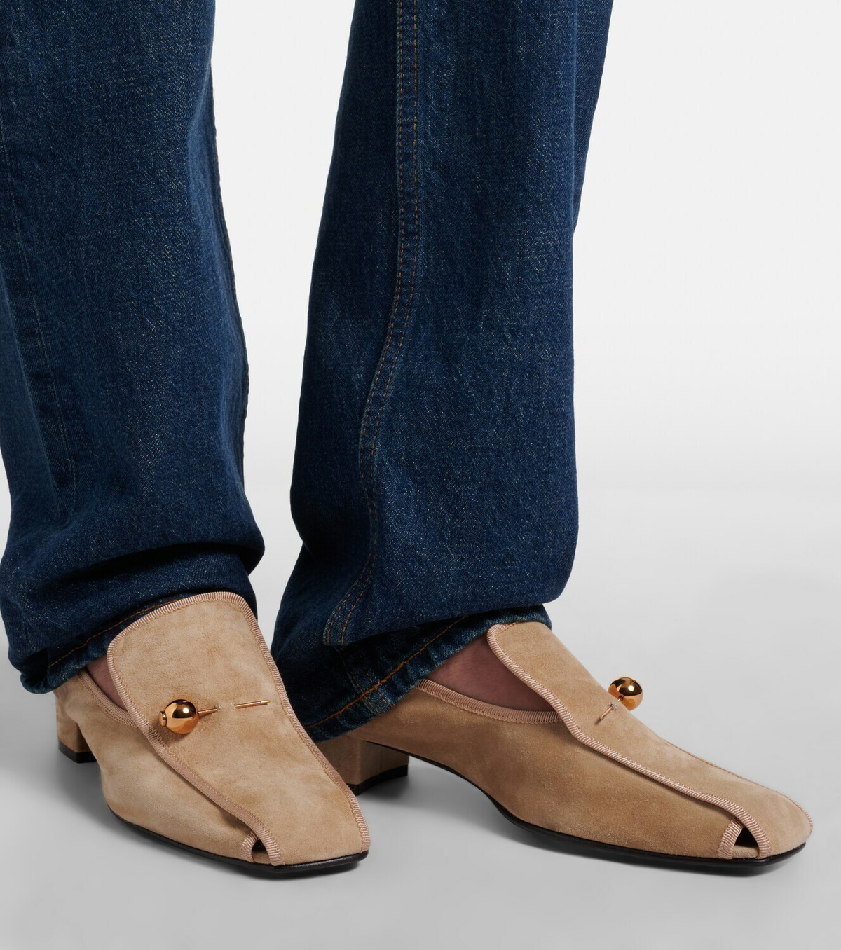Herbert Levine Showtime suede loafer pumps