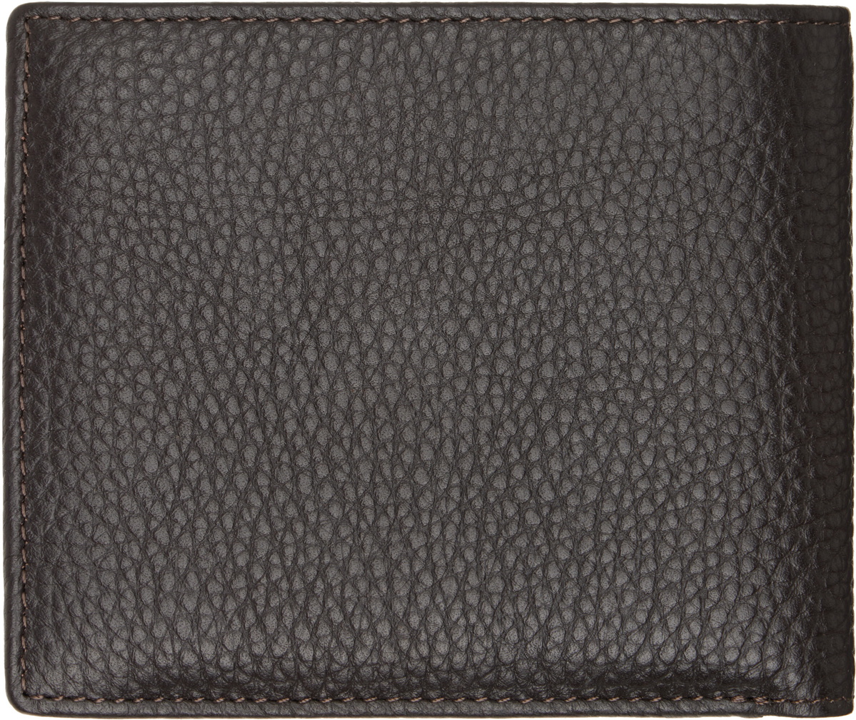 Diesel Black Bi-Fold Grainy Leather Wallet