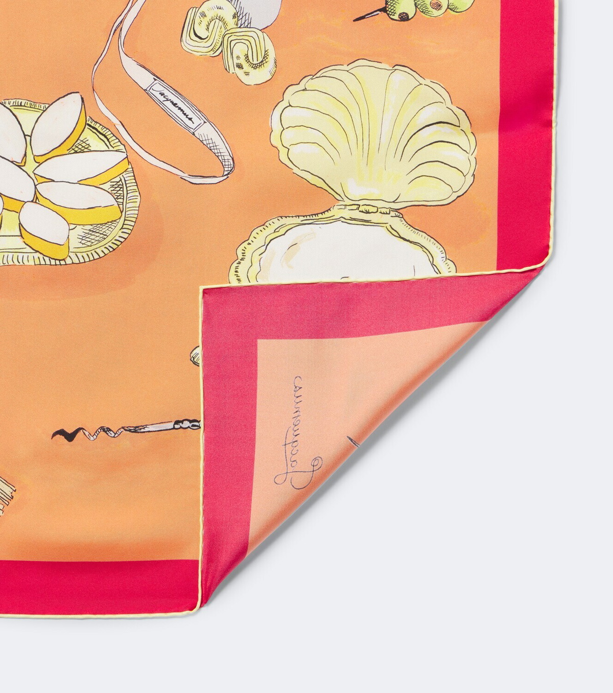 Jacquemus Cocktail silk scarf