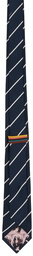 Paul Smith Navy Striped Tie