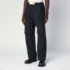 DARKPARK Dark Grey Track Pants In Wool
