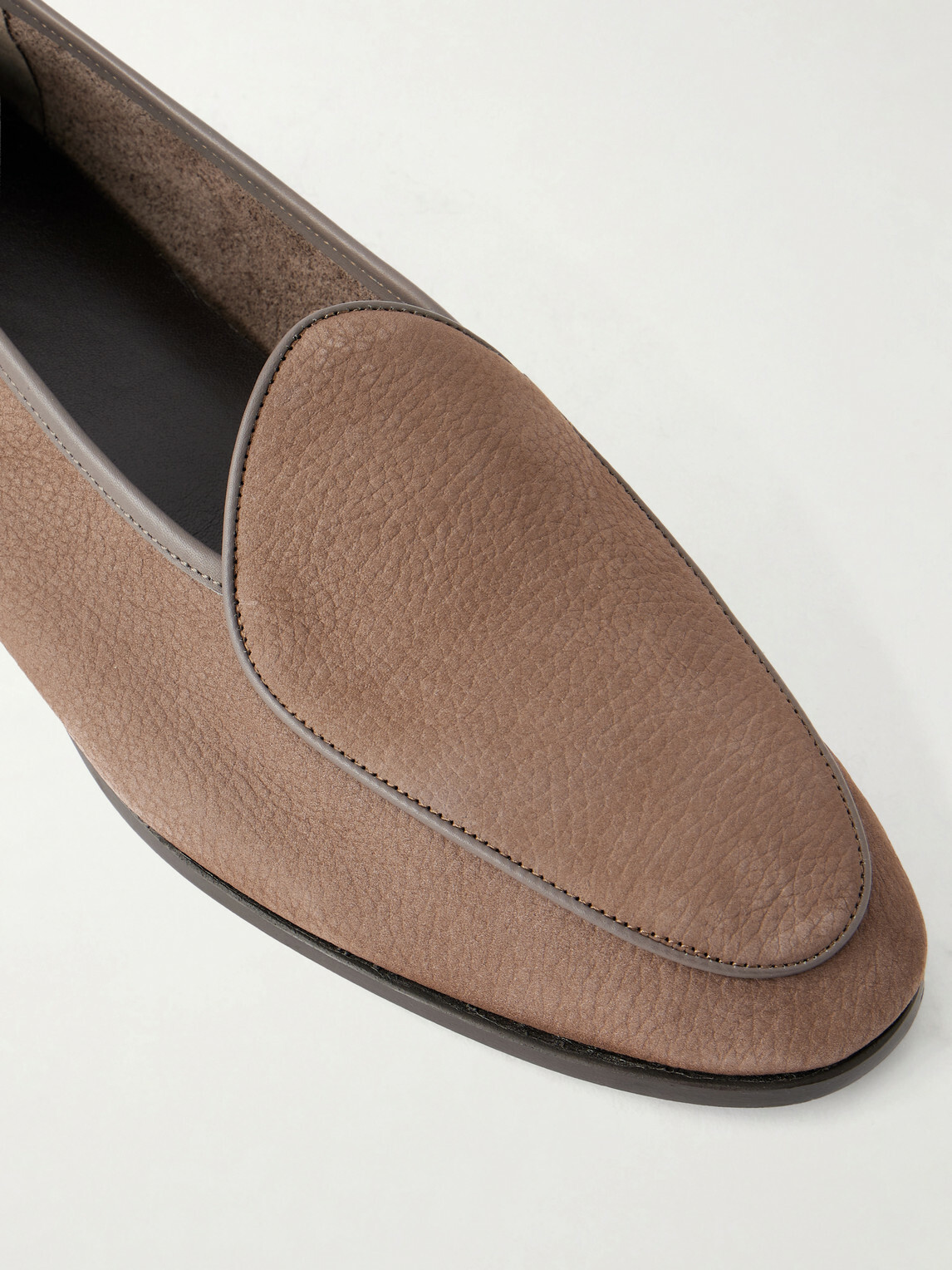 MORJAS - The Belgian Nubuck Loafers - Brown