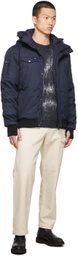 Nobis Navy Stanford Bomber Jacket