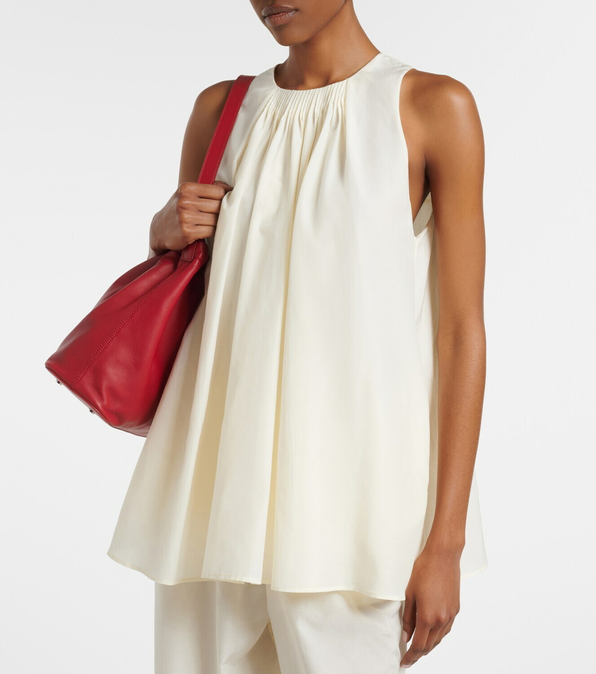 Loulou de Saison Liao cotton and silk top