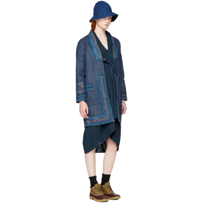 Visvim Blue Denim Ruunpe Coat Visvim