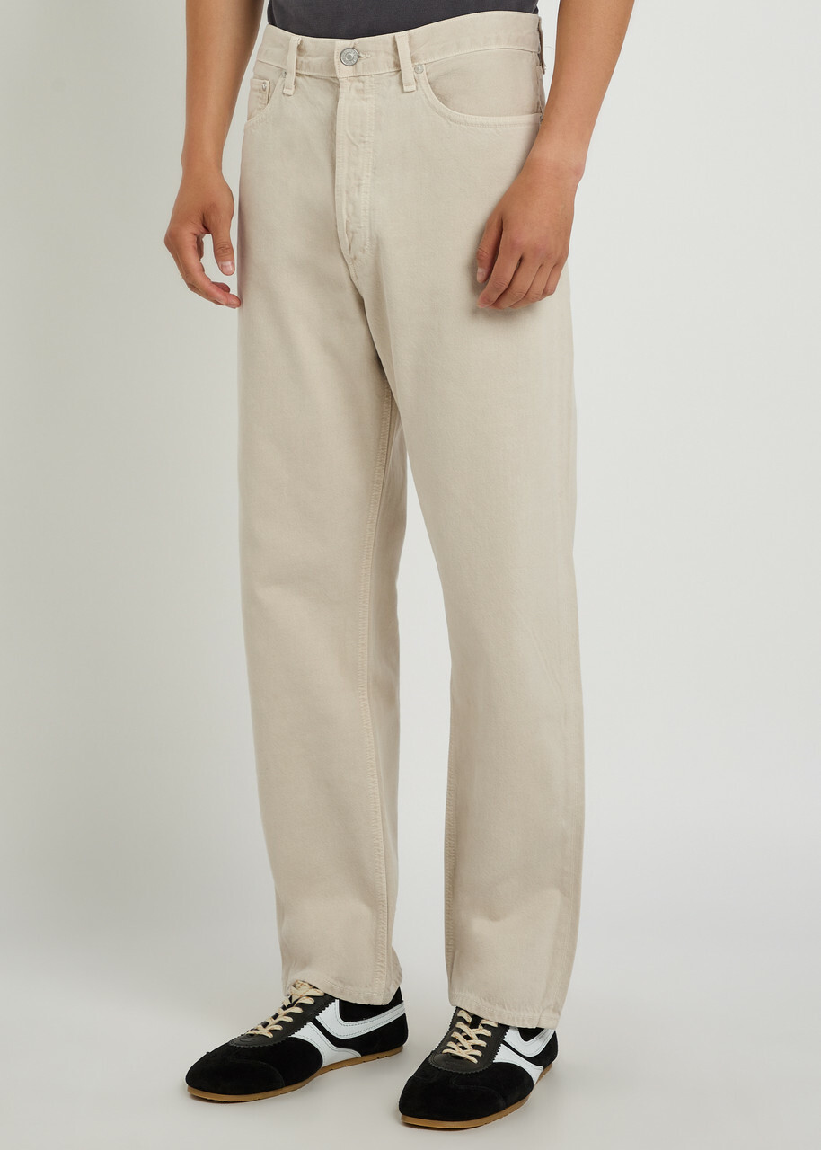 Agolde 90s Straight-leg Jeans Ecru