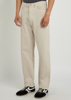 Agolde 90s Straight-leg Jeans Ecru